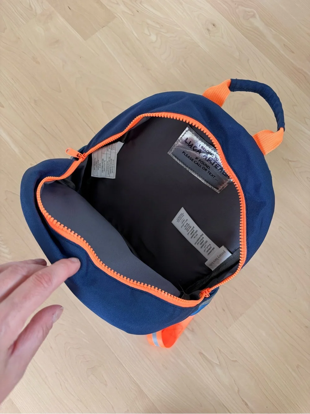Pottery Barn Kids Backpack with “Luca”